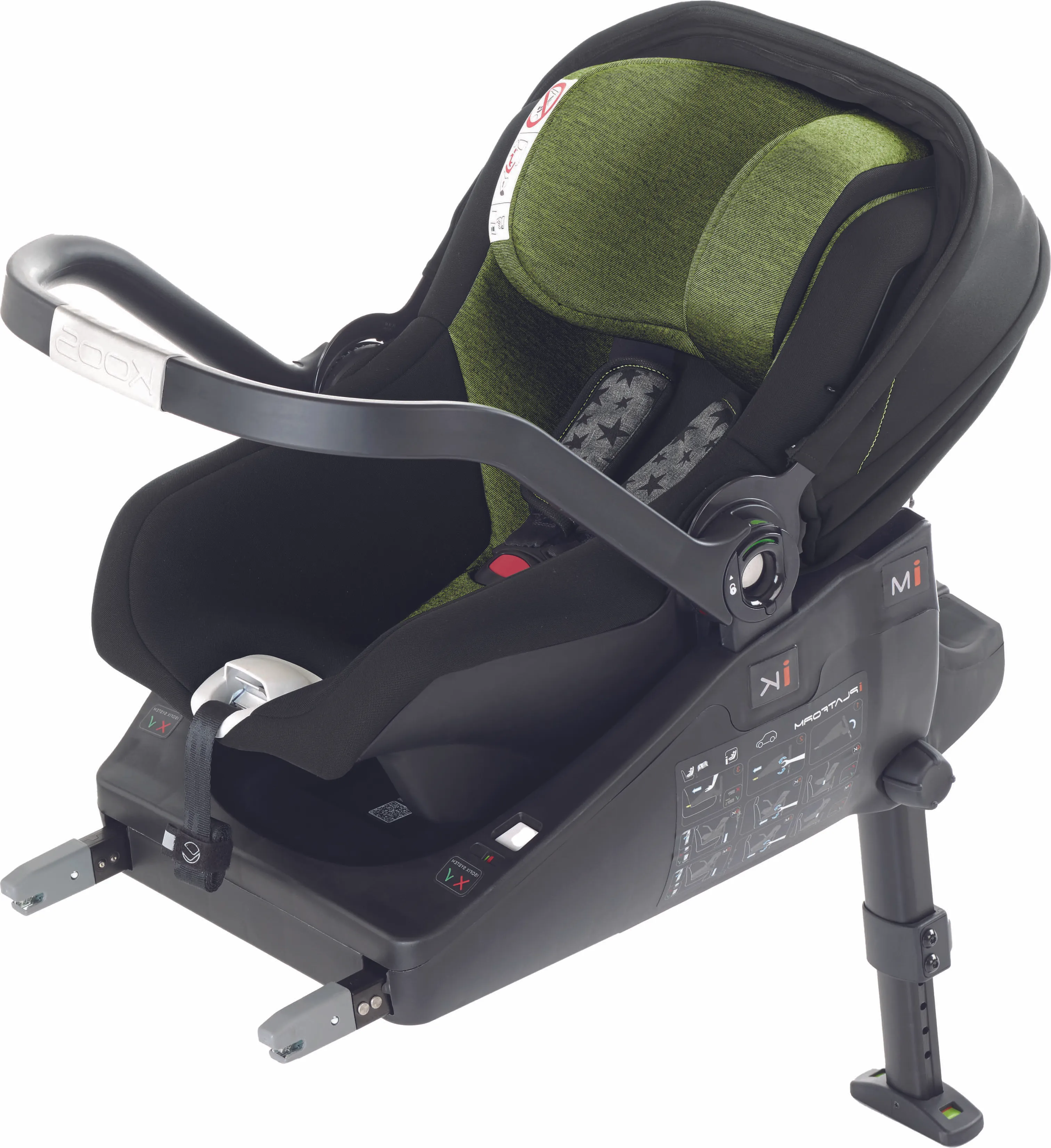 Siège-auto I-Size/Ceinturé Koos 40 à 83cm + Base Isofix - Vert-3