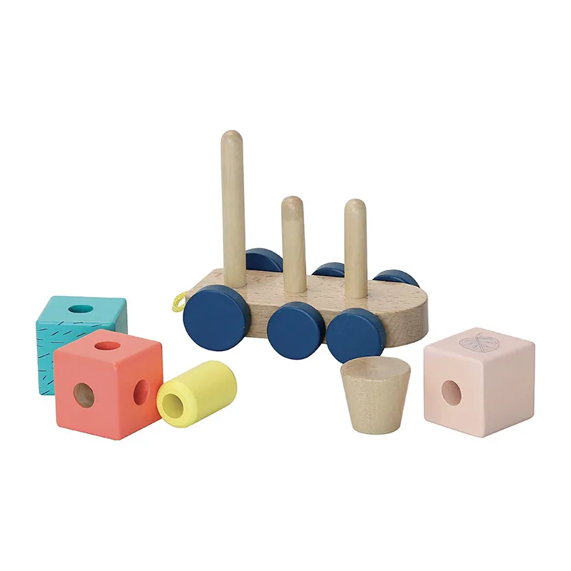 Jeu d'équilibre Train de cubes Sous la canopée - 18m+-10