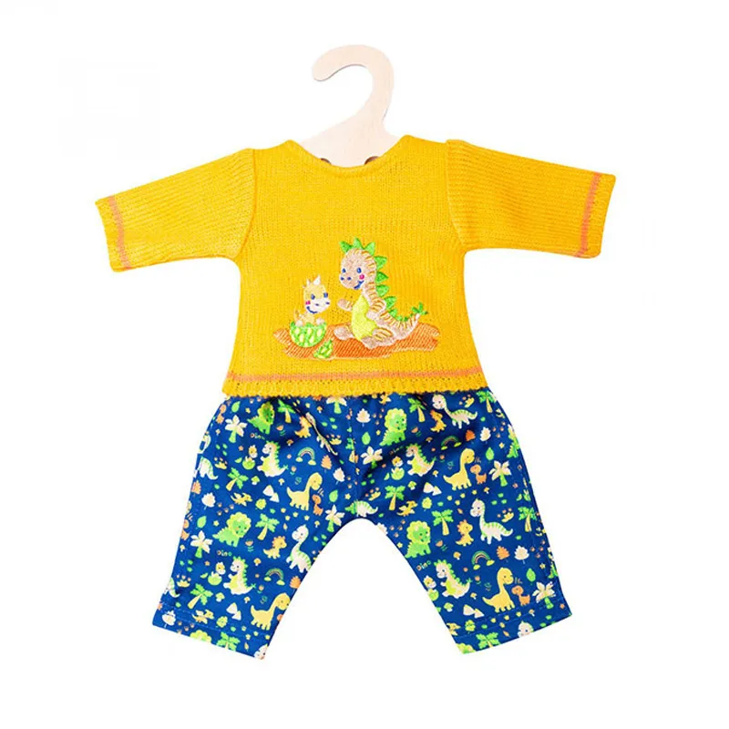 Pull en maille + Pantalon Dino - Poupée 35-45cm-0