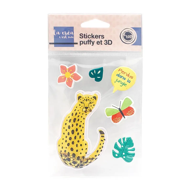 Stickers Animaux de la jungle - 71pcs-7