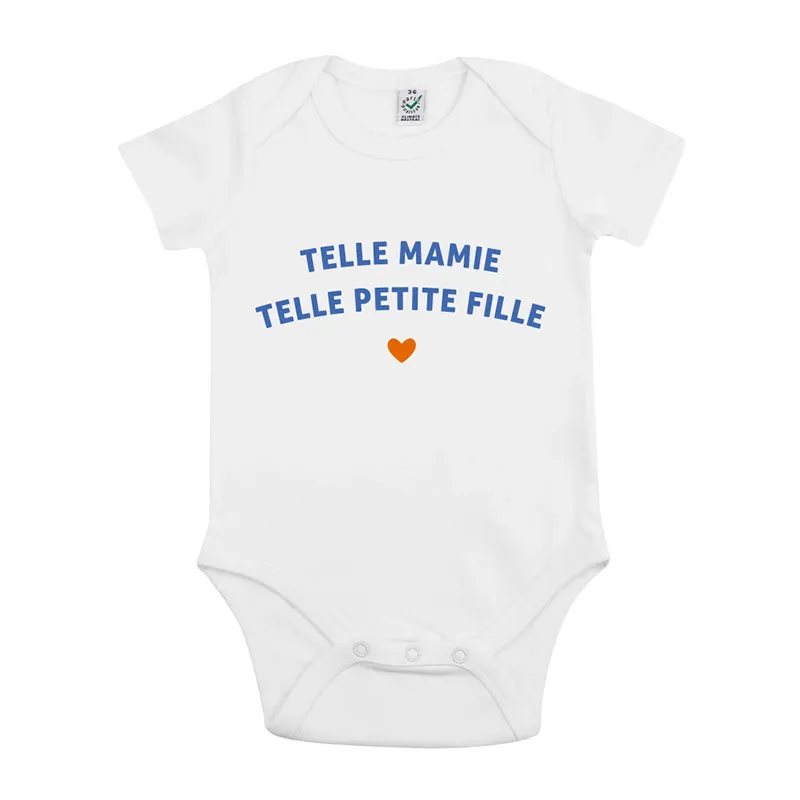Body Telle mamie telle petite-fille waf - Blanc-0