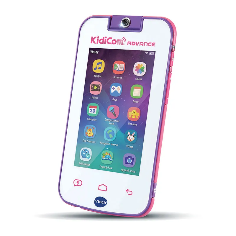 Téléphone KidiCom Advance Blanc/Rose - 6+-1