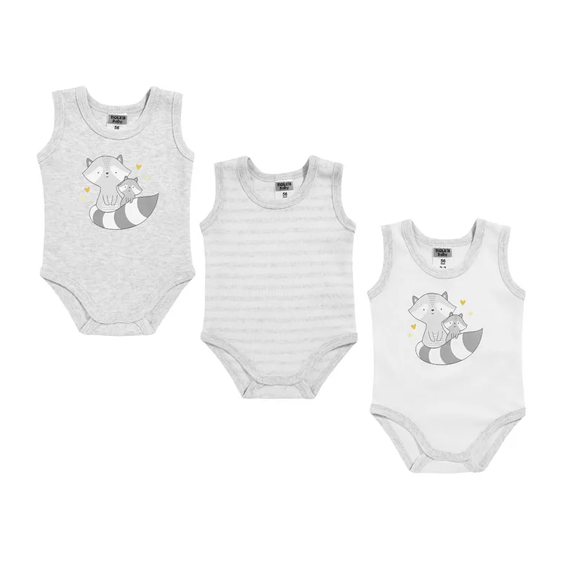 3 Bodies ML Multipack - Gris-0