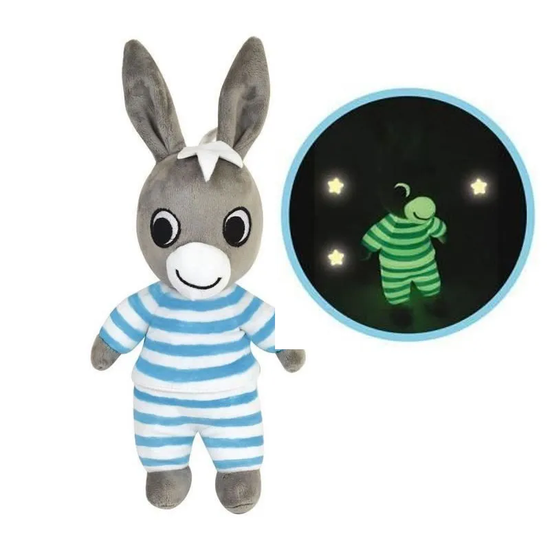 Peluche lumineuse 25cm l'Âne Trotro - 0m+-1