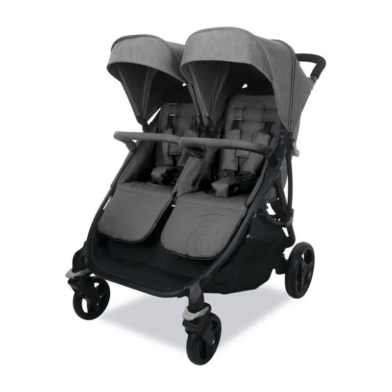 Poussette Double Bro Gris - 0m+-1