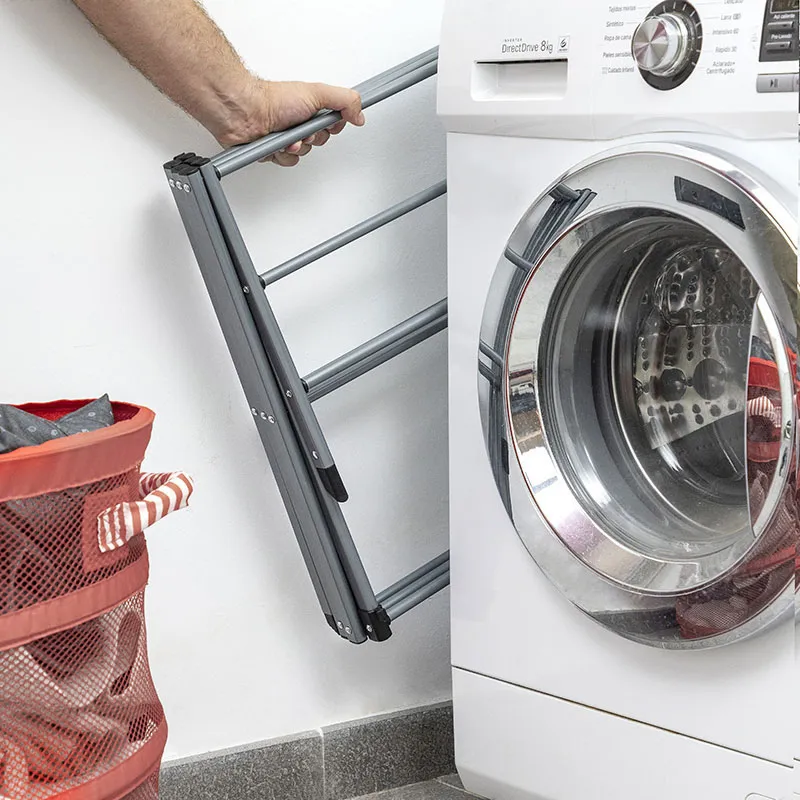 Séchoir à linge 3H pliable/extensible Cloxy - 74x103x38cm-5