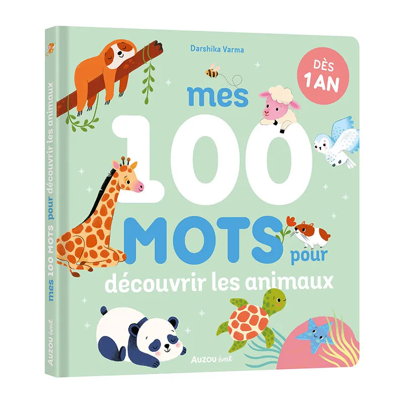 Mes 100 mots pour découvrir les animaux - 12m+-0