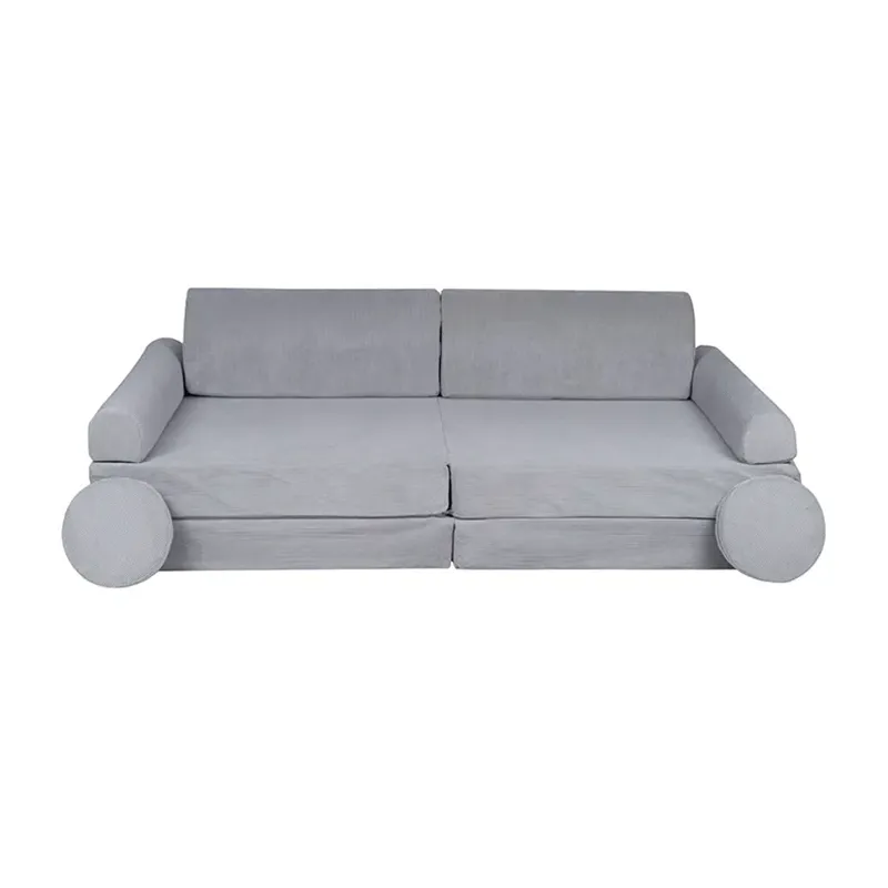 Canapé enfant Premium Gris clair - 160x80cm-0