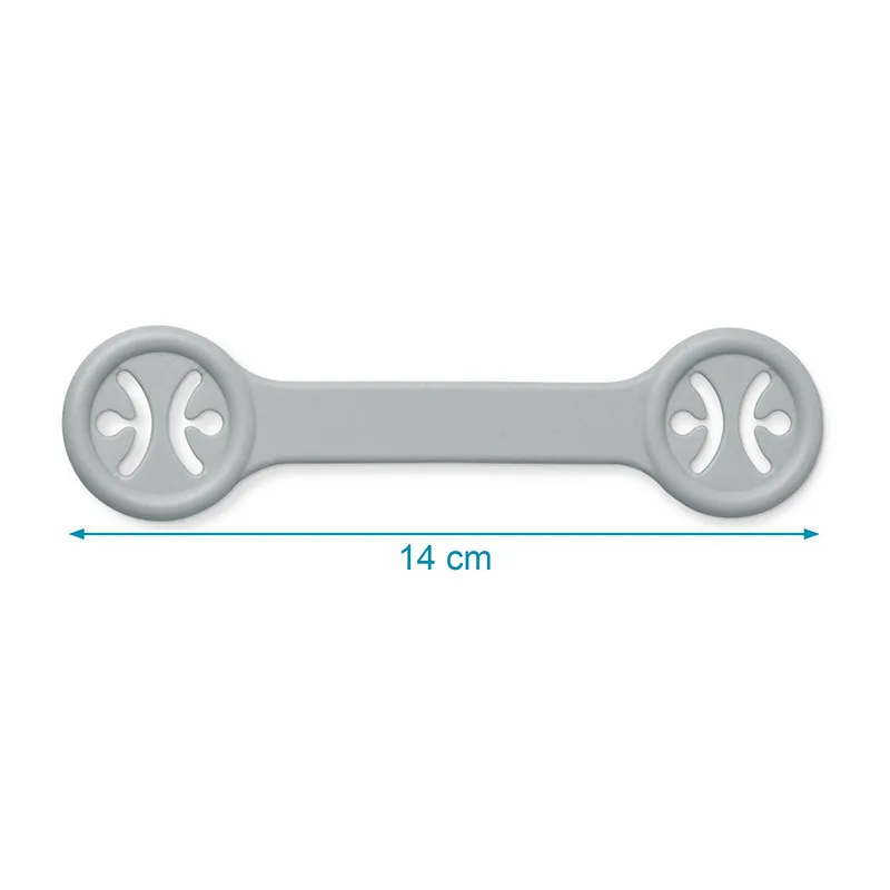 Porte-bavoirs Gris - 2pcs-3