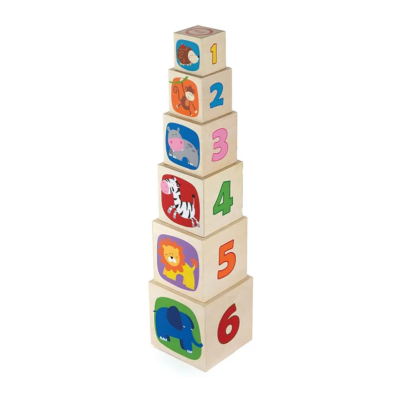 Cubes gigognes nature - 12m+-2