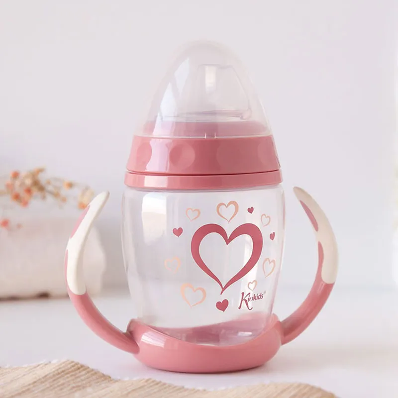 Tasse d'apprentissage à poignées Rose - 6m+-4