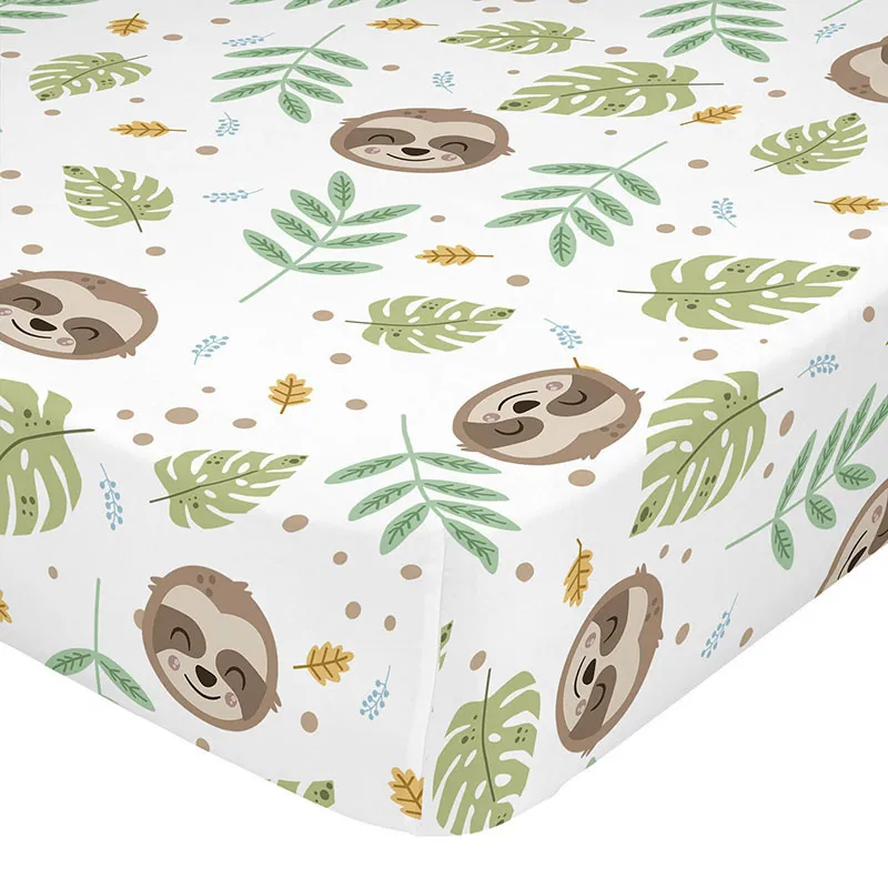 Drap-housse Happy Paresseux - Bébé-0