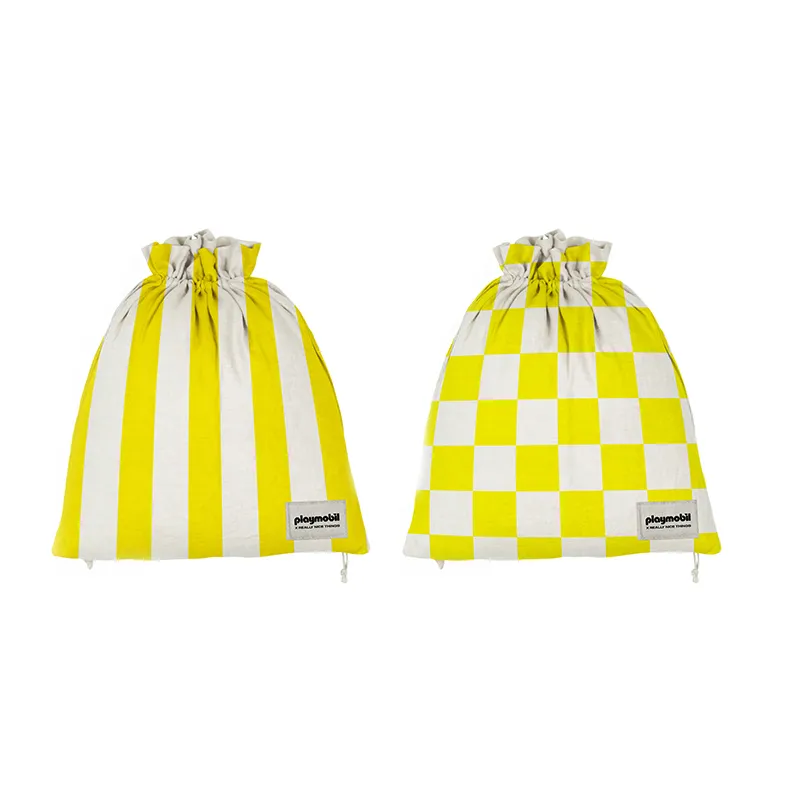 2 Sacs de voyage Playmobil Jaune - 40x30cm-0