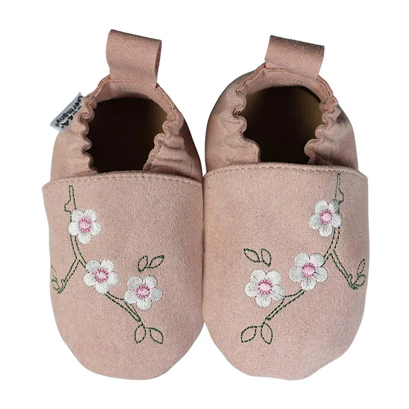 Chaussons Vegan Fleurs de cerisier - Rose-0