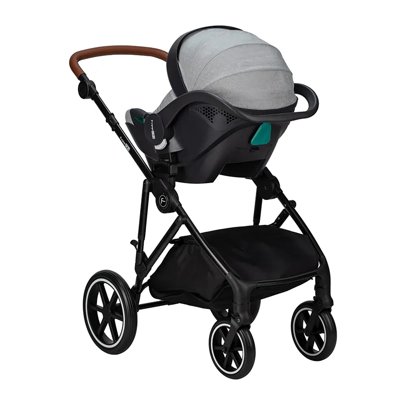 Trio Poussette Travel System Zen Deluxe Gris clair - 0m+-6