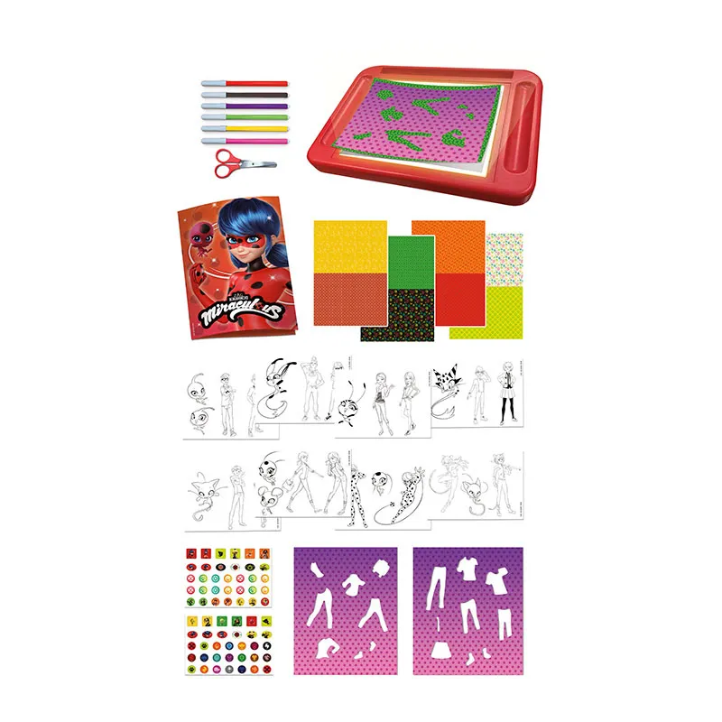 Tablette de dessin lumineuse Miraculous - 5+-2