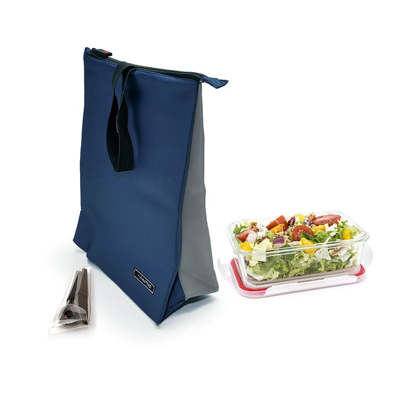 Snack Bag Soft Bleu Klein/Gris-2