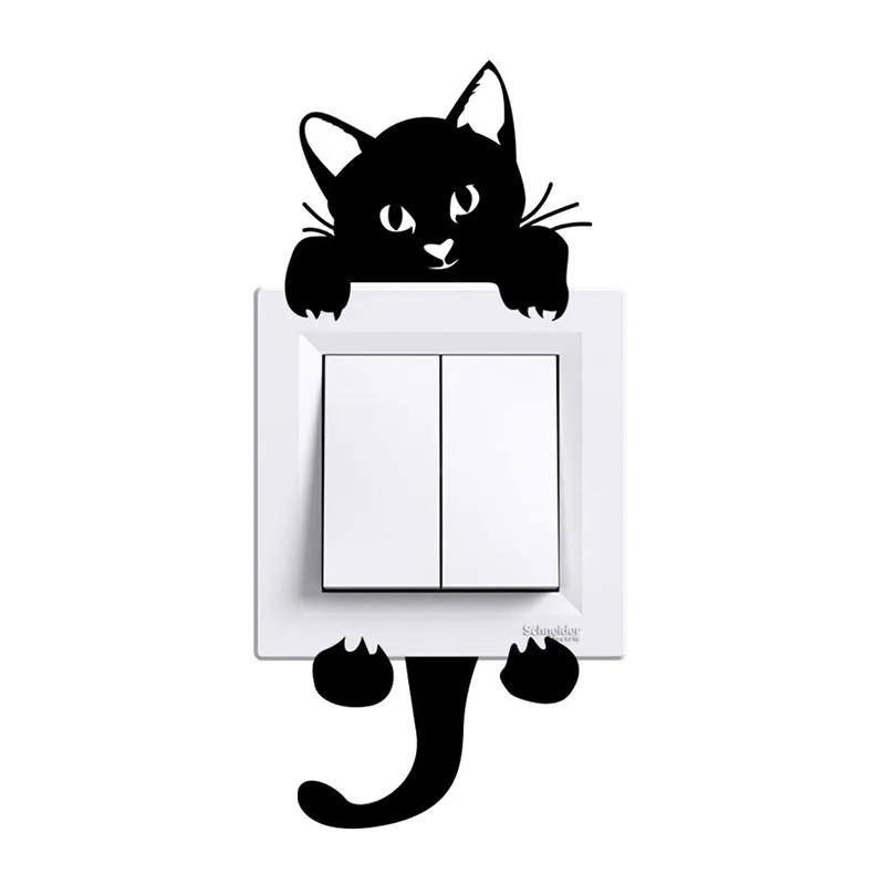 Stickers - Prise chaton mignon-1