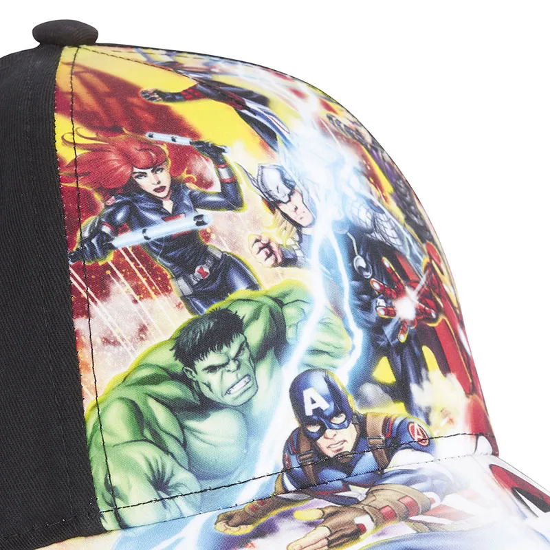 Casquette Enfant Marvel - Noir/Vert/Rouge-4