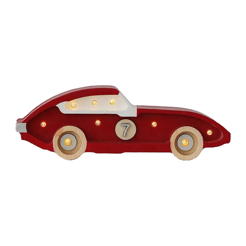 Lampe Veilleuse Voiture Rouge - 9x24,5x5,5cm-1