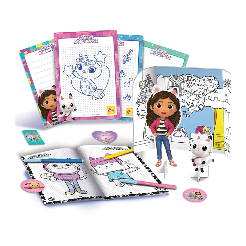 Sac à dos Dessin & Coloriage Gabby & la Maison magique - 4+-2