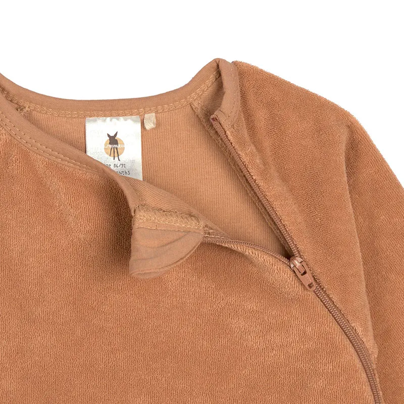 Pyjama sans pied en éponge Caramel - Lassig-2