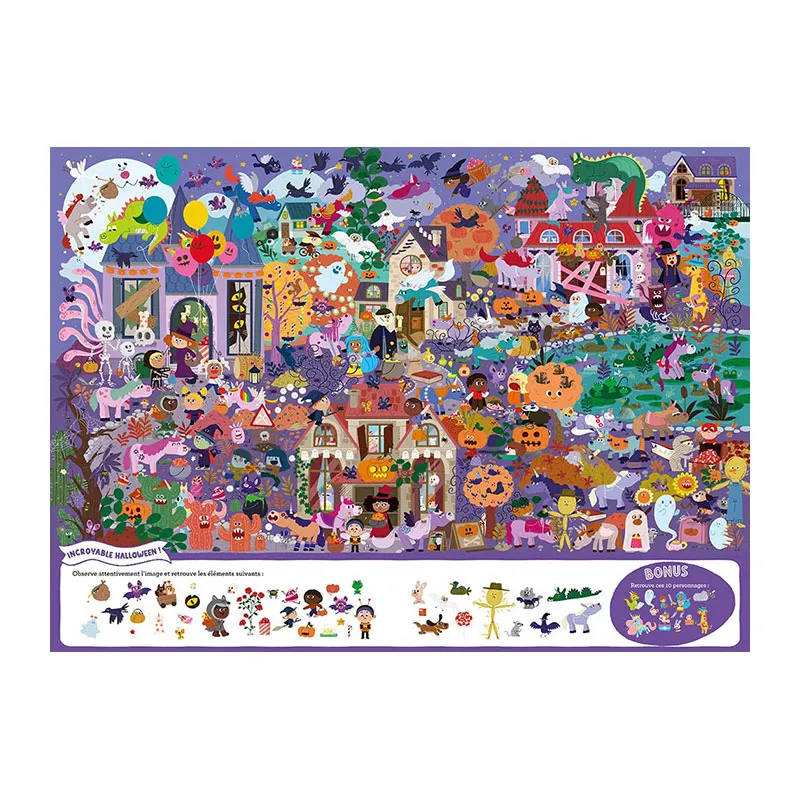 Cherche & trouve géant Au royaume des licornes - 5+-1