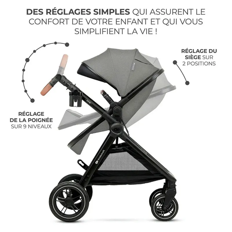 Trio Poussette Esme Moonlight Gris - 0m+-9