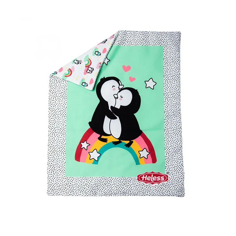 Couverture + Coussin Pingouin - Poupée 28-45cm-2