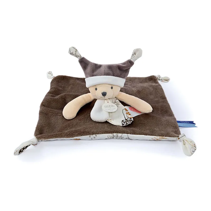 Doudou Ours Histoires Marron - 7x22x25cm-0