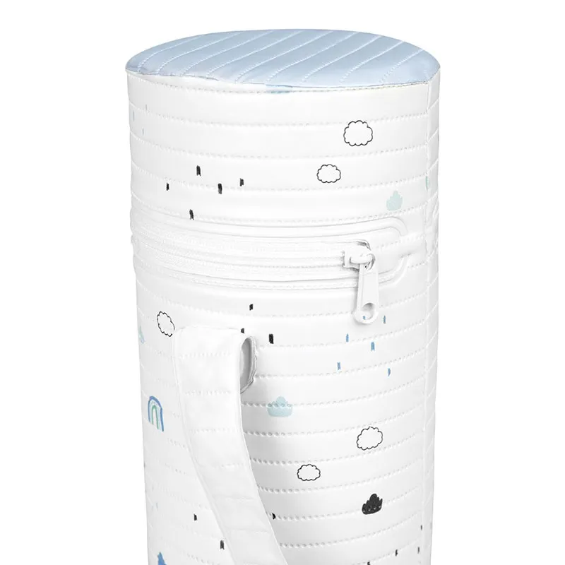Sac isotherme pour bouteille/biberon - Blue-3