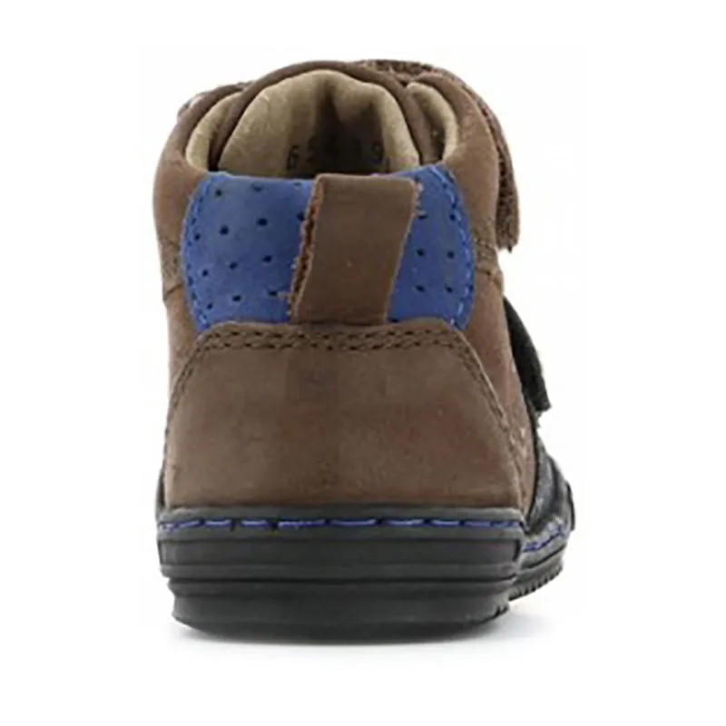Sneakers hautes Jintaba - Noir/Marron-4