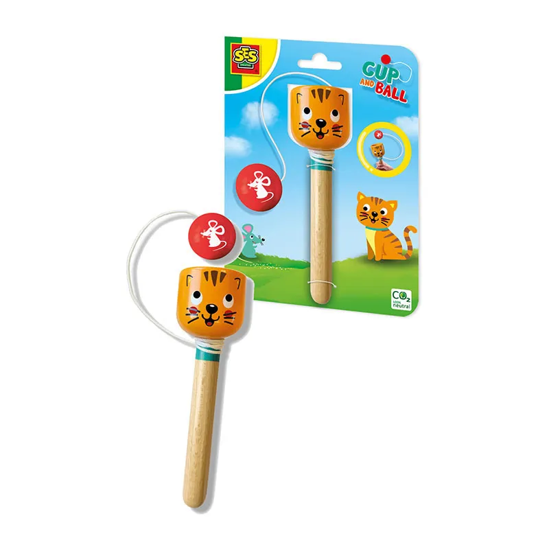 Kendama Catch-Kat Attrape la balle - 5+-0
