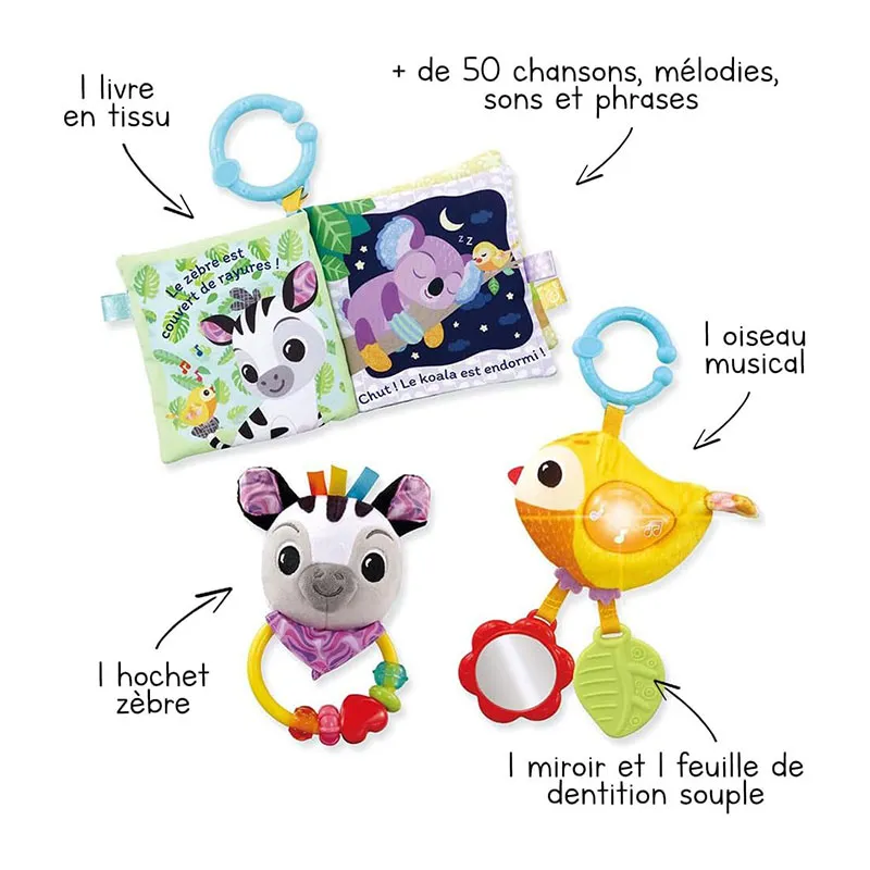 Coffret naissance Bébés animaux - 0m+-2