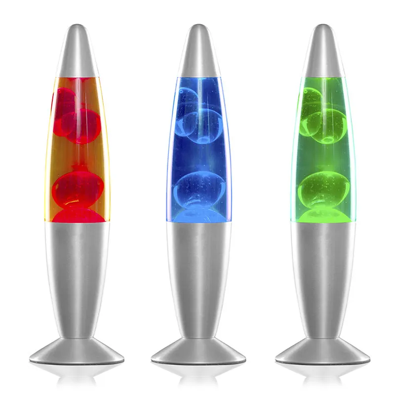 Lampe à Lave Magma Bleu - 33,5cm-2
