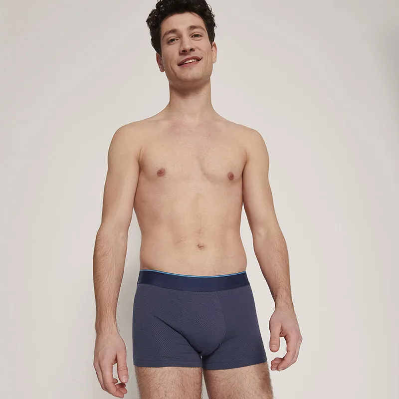 2 Boxers coton BIO Sloggi Men ever - Bleu-1