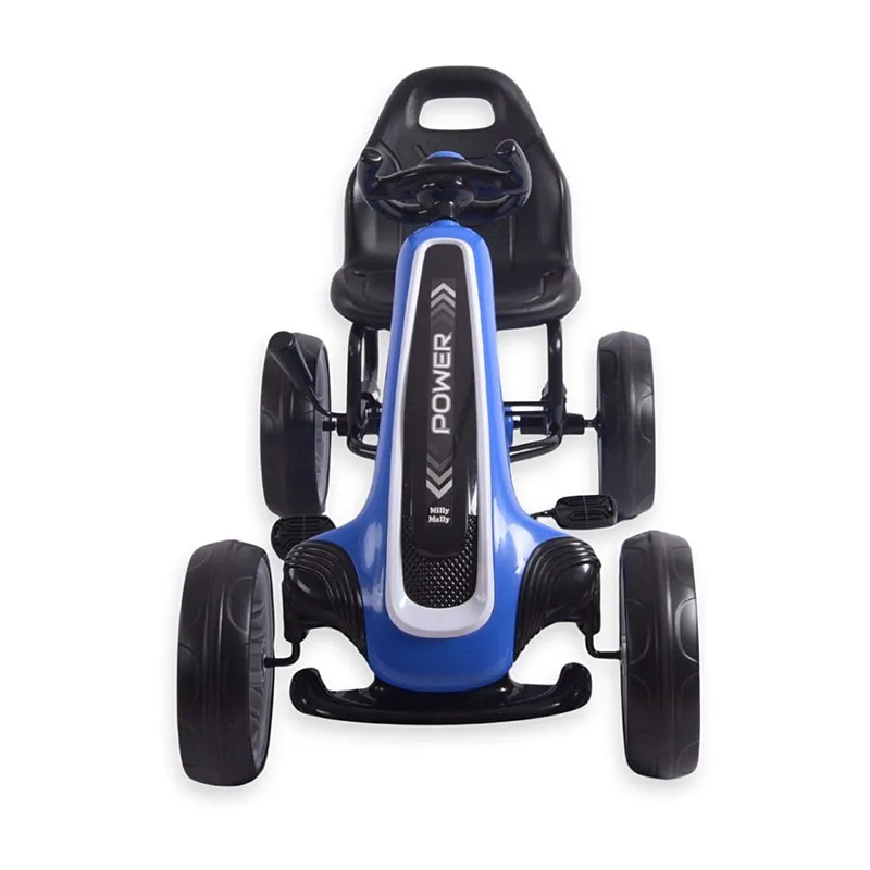 Kart à pédales Go-Kart Power Bleu - 36m+-1
