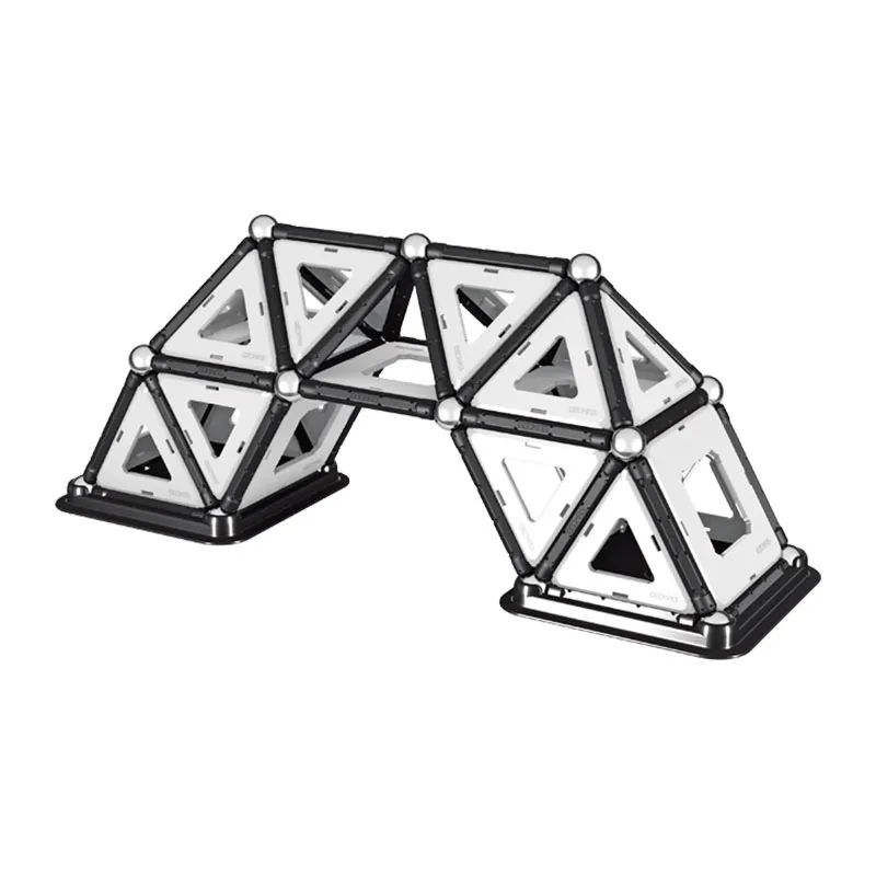 Jeu de construction magnét. Noir & Blanc 104pcs - 5+-8
