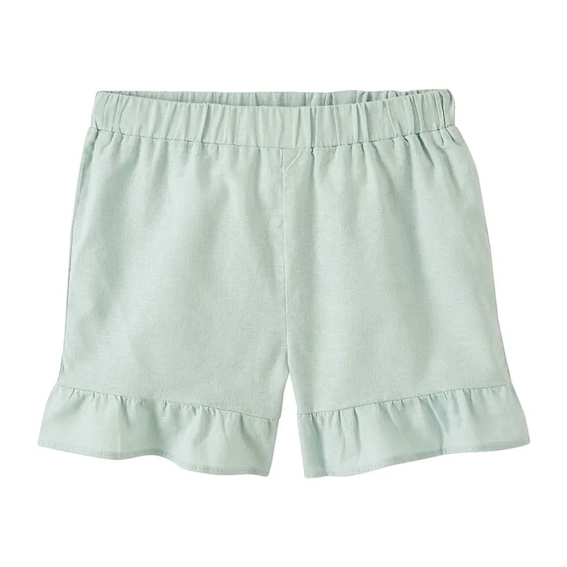 Short à volants fille - Vert D'Eau-0