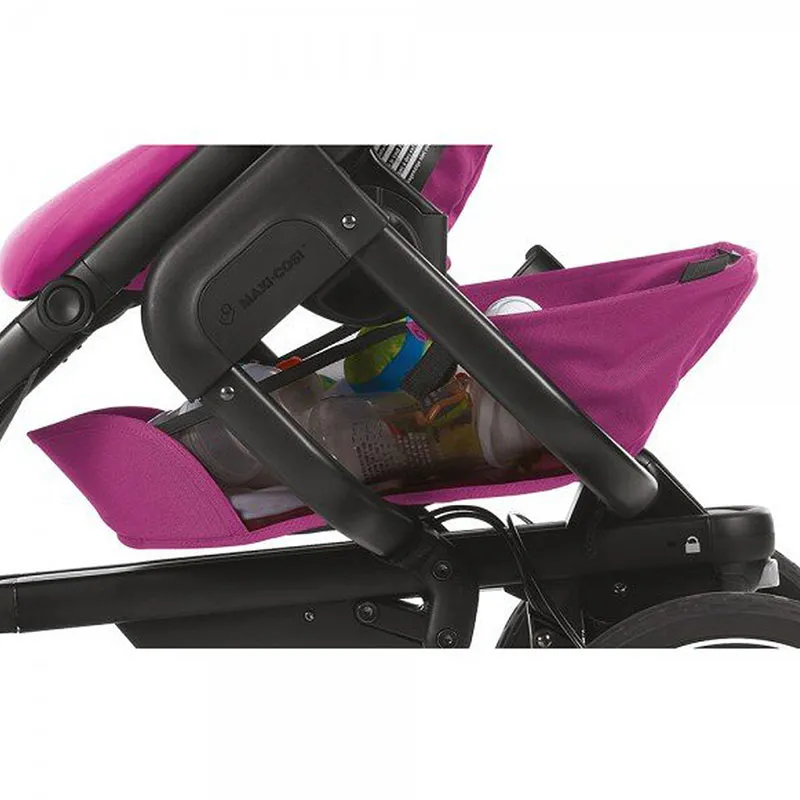 Trio Poussette tout terrain Nova 4R + Cosi Rock sans base + Nacelle Amber2 + Adaptateurs Frequency Pink/Noir - 0m+-3