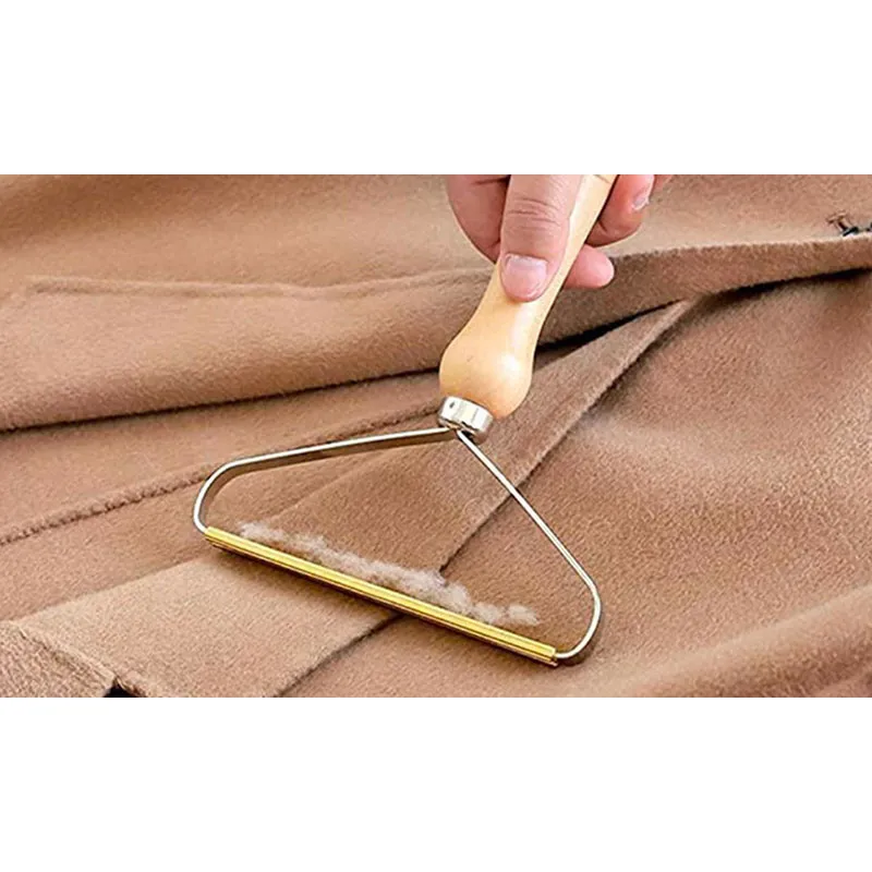 PilPoil Brosse anti-poils & bouloches - Bois-3