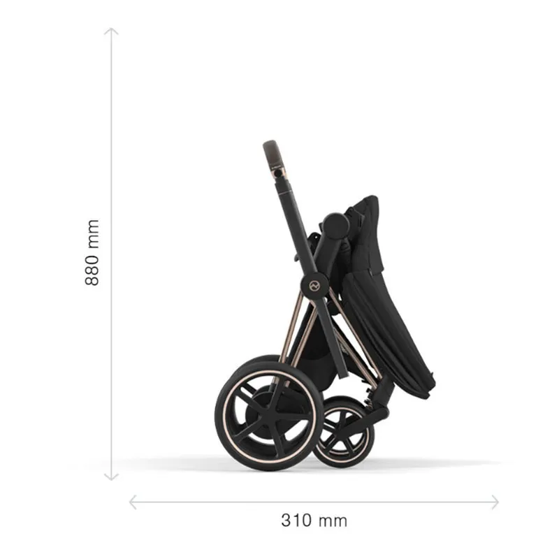 Poussette électrique ePRIAM Chrome Black/Koi mid-Grey - 0m+-14