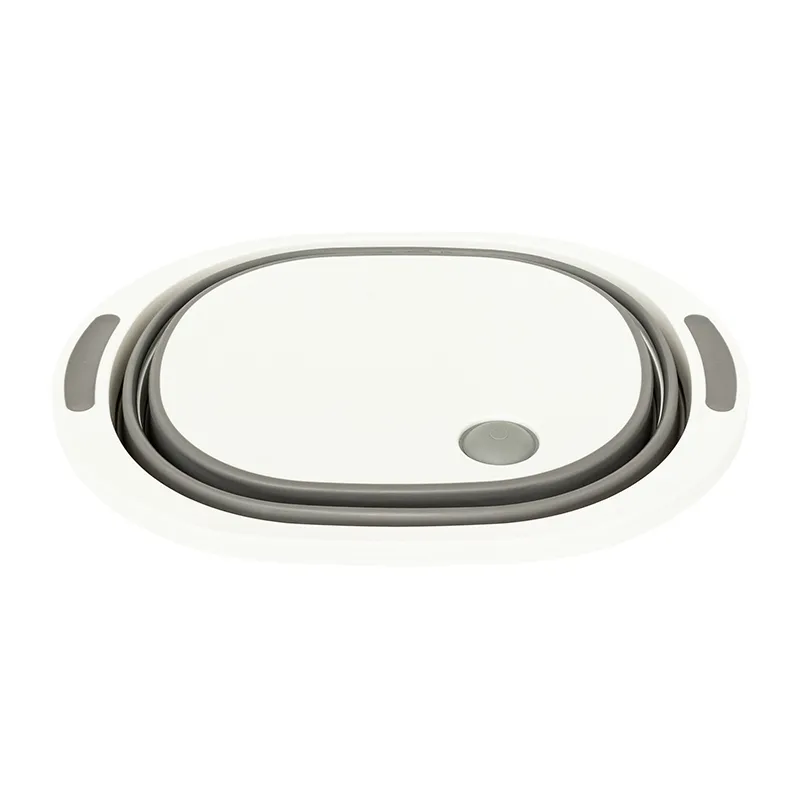 Bassine pliable avec bouchon Gris/Blanc - 8L-1