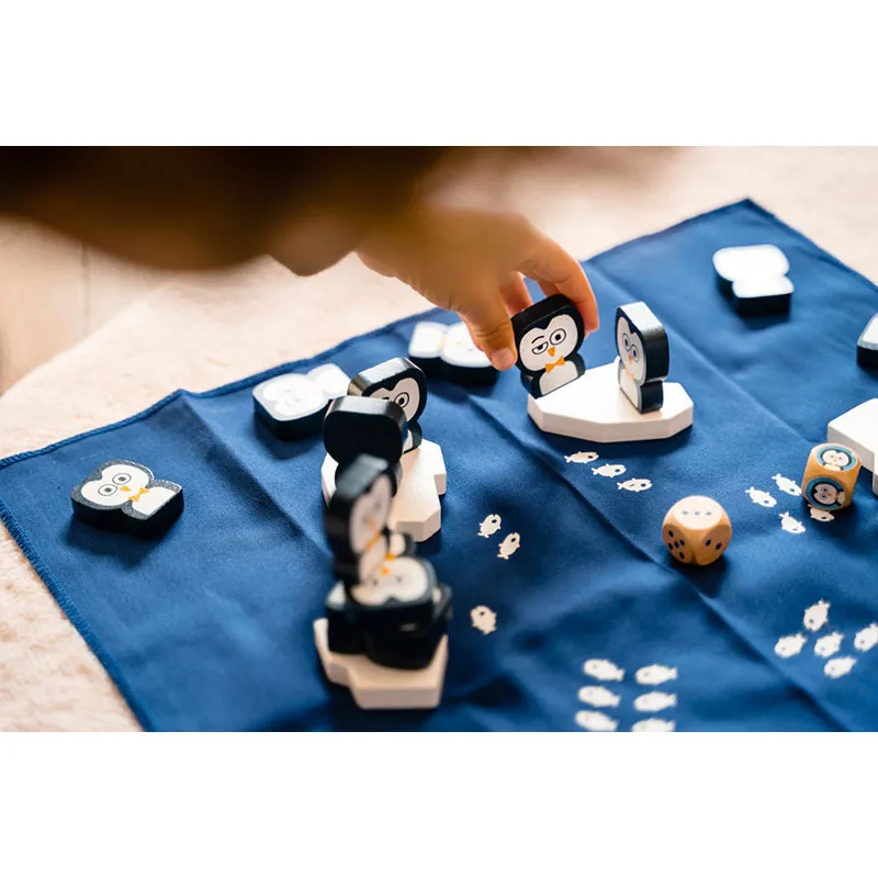 Jeu de société Mon 1er jeu Plouf Pingouins 31pcs - 36m+-5