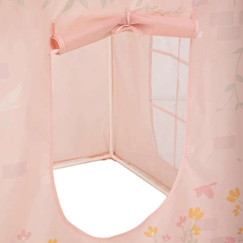 Tente PopUp Château princesse Rose - 130x78x78cm-3