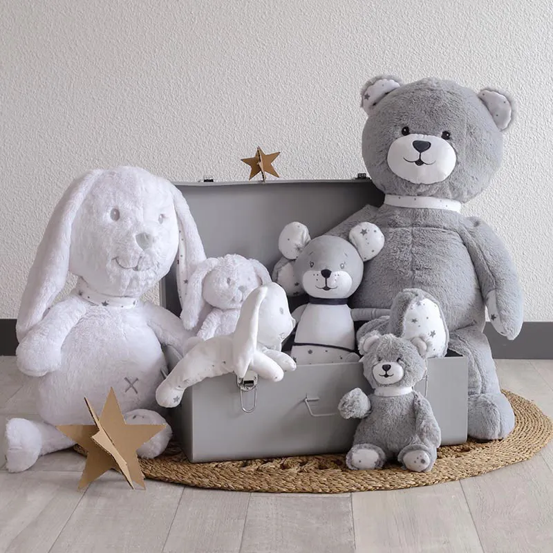 Grande peluche Lapin Martin et ses copains - 60cm-3