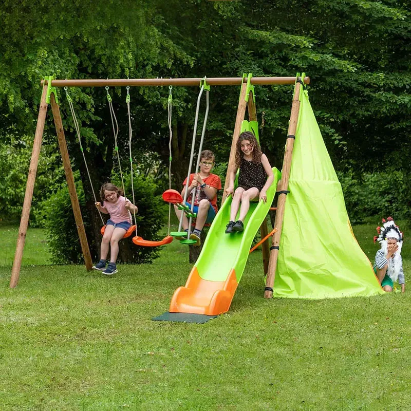 Portique Bois & Métal Navajo 2,3m - 3+-1