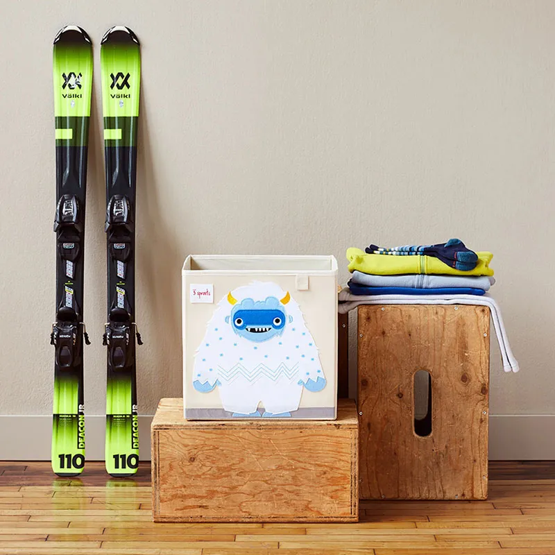 Cube de rangement jouets Yeti - 33x33cm-3