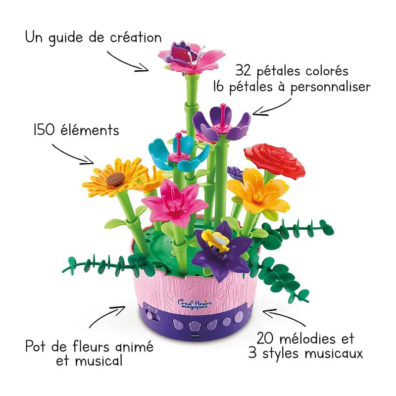 kit créatif Créa-fleurs magiques - 4+-1