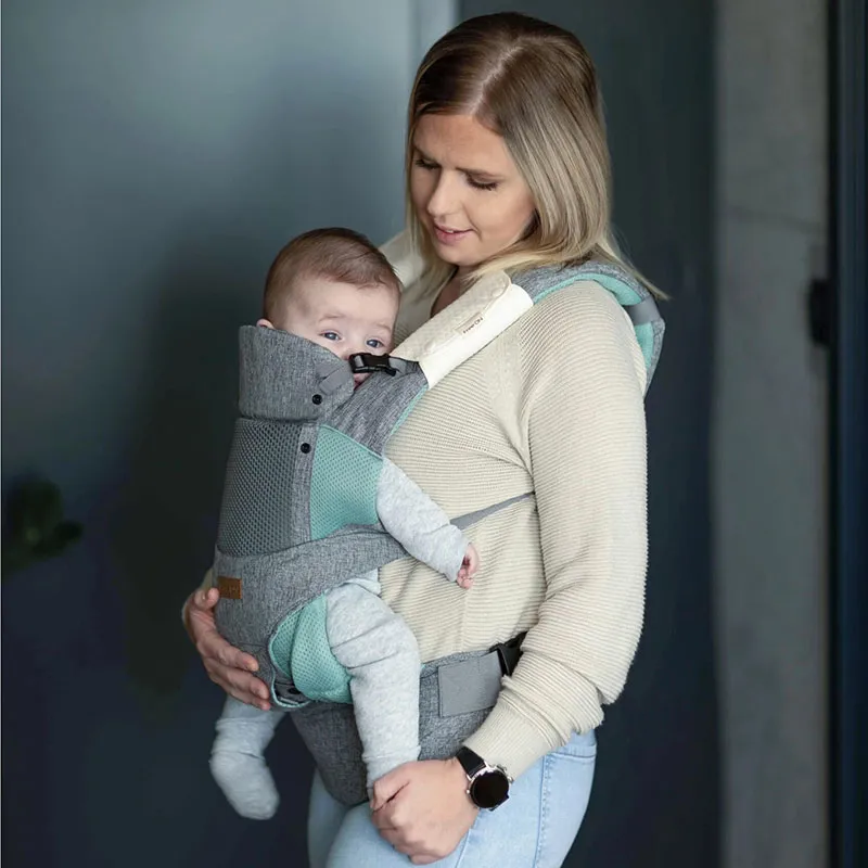 Porte bébé Easy move 3en1 Gris/Bleu - 3m+-0